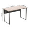 Стіл письмовий Майк Ferrum-decor 75x120x70 Білий метал ДСП Кашемір 32 мм (FRD-108325)