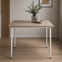 Універсальний стіл Prime Ferrum-decor 750x1000x600 Білий метал ДСП Дуб Кремона Канолло 16 мм (FRD-107685)