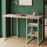 Письмовий стіл Ferrum-decor Кевін 76x120x70 білий ДСП Дуб Сонома 32мм (FRD-101283)