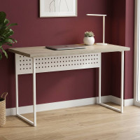 Письмовий стіл Ferrum-decor Майк 76x100x70 білий ДСП Дуб Сонома 32мм (FRD-101333)