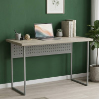Письмовий стіл Ferrum-decor Майк 76x140x60 сірий ДСП Дуб Сонома 32мм (FRD-101793)