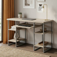 Письмовий стіл Ferrum-decor Тім 76x120x70 сірий ДСП Дуб Сонома 32мм (FRD-101893)