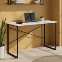 Письмовий стіл Ferrum-decor Дейв 75x120x70 чорний ДСП Біле 16мм (FRD-102003)