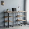 Компьютерный стол Ferrum-decor Карэн 75x120x70 черный ДСП Дуб Сан-Марино 16мм (FRD-102063)