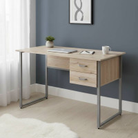 Компьютерный стол Ferrum-decor Дакота 75x120x60 серый ДСП Дуб Сан-Марино 16мм (FRD-102313)