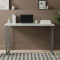 Письмовий стіл Ferrum-decor Дейв 76x100x70 сірий ДСП Біле 32мм (FRD-102393)