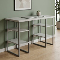 Письмовий стіл Ferrum-decor Карен 76x120x60 сірий ДСП Біле 32мм (FRD-102423)