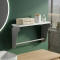 Полка настенная Ferrum-decor Свит 300x500x150 металл Серый ДСП Белое 16 мм (FRD-102793)