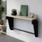Полка настенная Ferrum-decor Свит 300x600x150 металл Черный ДСП Сонома 16 мм (FRD-102803)