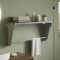 Полка настенная Ferrum-decor Свит 300x600x150 металл Белый ДСП Бетон 16 мм (FRD-102813)