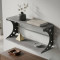 Полка настенная Ferrum-decor Букин 330x600x240 металл Серый ДСП Бетон 16 мм (FRD-102883)