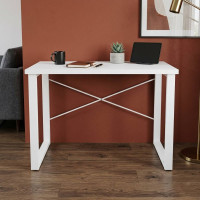 Письменный стол Ferrum-decor Драйв 750x1000x700 Белый металл ДСП Белое 32 мм (FRD-103373)