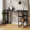 Компьютерный стол Ferrum-decor Кевин 75x140x60 черный ДСП Сосна Кембра 16мм (FRD-103813)