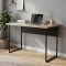 Письменный стол Ferrum-decor Майк 76x140x70 черный ДСП Дуб Сонома 32мм (FRD-103903)