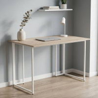 Компьютерный стол Ferrum-decor Ханна 75x140x60 белый ДСП Дуб Сан-Марино 16мм (FRD-104013)