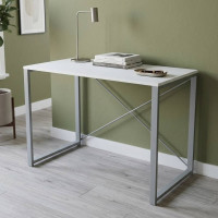 Письмовий стіл Ferrum-decor Серії Конект 75x120x600 сірий ДСП Біле 16мм (FRD-104213)