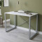 Письмовий стіл Ferrum-decor Серії Конект 75x120x600 сірий ДСП Біле 16мм (FRD-104213)
