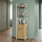 Етажерка 3/34 Ferrum-decor Серії Конект із тумбою 144x34x28 Білий ДСП Артизан (FRD-104433)