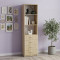 Пенал Анжело Ferrum-decor на 3 полиці із 4 шухлядами 1900x500x380 ДСП Дуб Сонома 16 мм (FRD-104963)