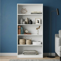 Шкаф Анжело Ferrum-decor на 5 полок 1900x800x380 ДСП Белое 16 мм (FRD-105043)