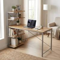 Комп'ютерний стіл Ferrum-decor Джек 75x140x70 Сірий ДСП Артизан (FRD-105411)