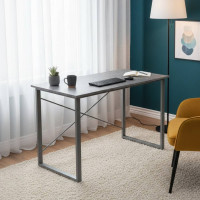Стол письменный Дейв Ferrum-decor 750x1400x600 Серый металл ДСП Бетон 32 мм (FRD-106451)