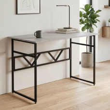 Стіл письмовий Раян Ferrum-decor 750x1000x600 Чорний метал ДСП Бетон 16 мм (FRD-106471)