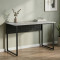 Стіл письмовий Майк Ferrum-decor 75x120x70 Чорний метал ДСП Бетон 16 мм (FRD-106531)