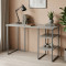Стіл письмовий Кевін Ferrum-decor 75x120x60 Сірий метал ДСП Бетон 16 мм (FRD-106551)