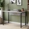 Стіл письмовий Курт Ferrum-decor 75x120x60 Чорний метал ДСП Бетон 16 мм (FRD-106621)