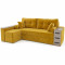 Кутовий ортопедичний диван Мекко Cube Shuttle NOVO 2650*1650 Pocket Spring Cocos II категорія Allure Premium Yellow (MEK-161478)