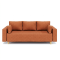 Ортопедичний диван Мекко Oslo 2300*1000 Gold III категорія Austin 9 Rust (MEK-161167)