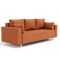 Ортопедичний диван Мекко Oslo 2300*1000 Gold III категорія Austin 9 Rust (MEK-161167)