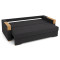 Ортопедичний розкладний диван Мекко Reston 2250×960 Lux III категорія Austin 21 Black (MEK-161178)