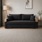 Ортопедичний розкладний диван Мекко Reston 2250×960 Lux III категорія Austin 21 Black (MEK-161178)