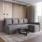 Кутовий диван ортопедичний iSmart MORRO Maxi єврокнижка 205x149 см (матрац Pocket spring) сірий Laura 33 (ISM-051357)