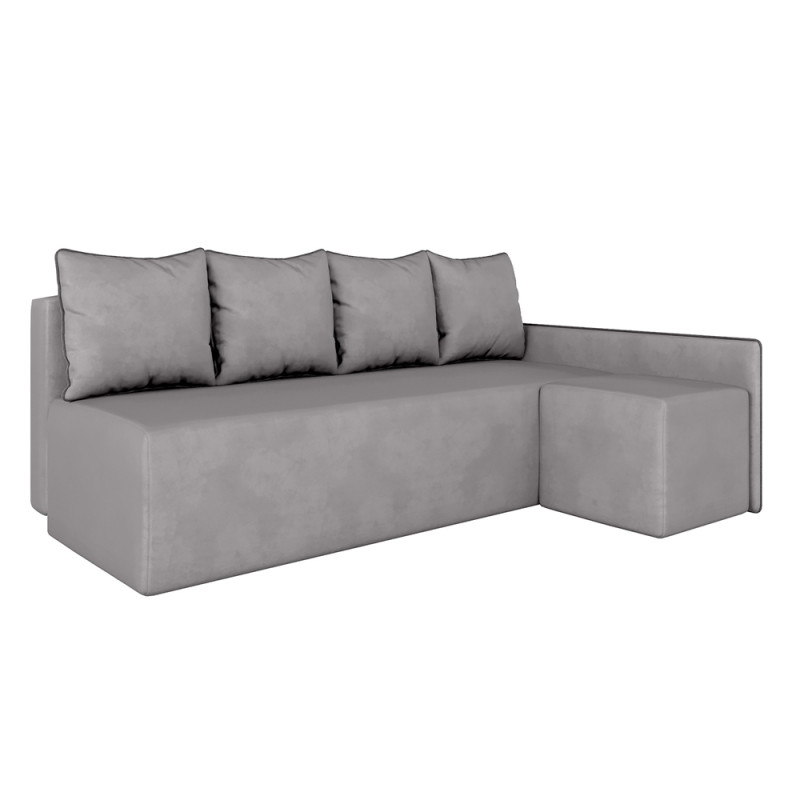 Кутовий диван ортопедичний iSmart MORRO Maxi єврокнижка 205x149 см (матрац Pocket spring) сірий Laura 33 (ISM-051357)