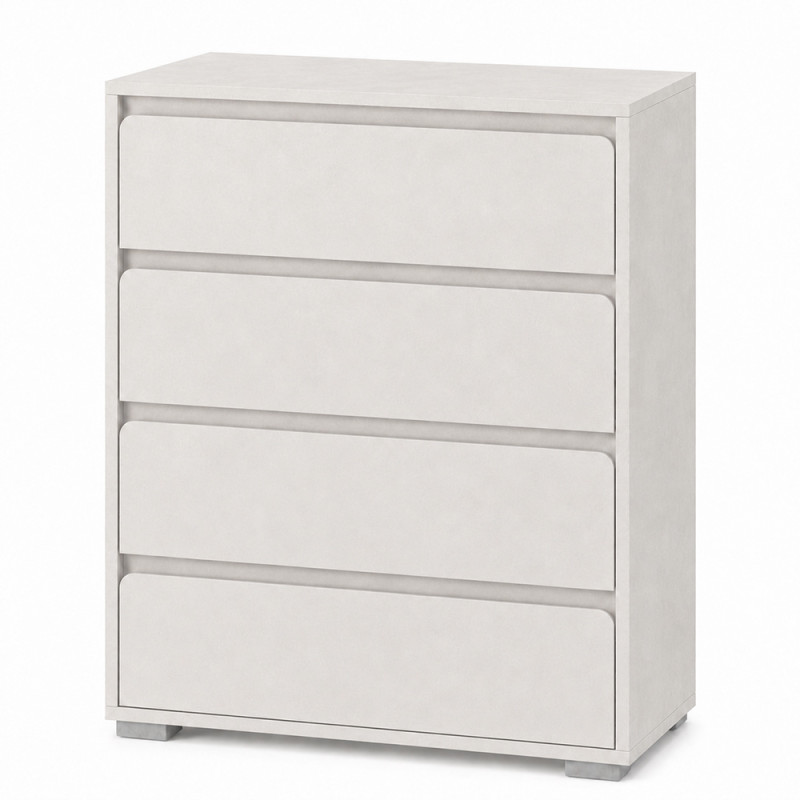 Комод на 4 шухляди LION АРТ-2 80х43х105 см Бетон Style (LION-045404)