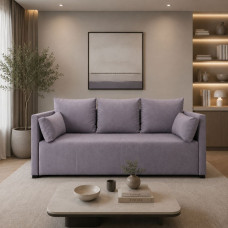 Диван прямий Мекко Monaco 2170х930 Gold II категорія Allure Premium Light Grey (MEK-161728)