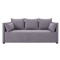 Диван прямий Мекко Monaco 2170х930 Gold II категорія Allure Premium Light Grey (MEK-161728)