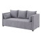 Диван прямий Мекко Monaco 2170х930 Gold II категорія Allure Premium Light Grey (MEK-161728)