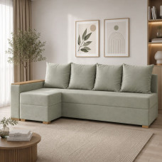 Кутовий ортопедичний диван Мекко Cube 2250х1430 Gold I категорія Riviera 002 (MEK-161548)