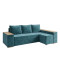 Кутовий ортопедичний диван Мекко Cube Comfort 2650x1600 Gold IІ категорія Allure Premium Aqua (MEK-161768)