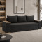 Ортопедичний диван Мекко Elite Comfort 2500×960 Bonel Standart Hard Plus III категорія Austin 21 Black (MEK-161047)
