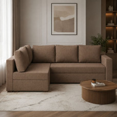 Кутовий ортопедичний диван Мекко Lincoln 2400*1500 Light тканина Bagama 03 (MEK-161268)