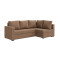 Кутовий ортопедичний диван Мекко Lincoln 2400*1500 Light тканина Bagama 03 (MEK-161268)