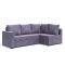 Кутовий ортопедичний диван Мекко Lincoln 2400*1500 Gold IV категорія Bestseller Dusty Violet (MEK-161288)