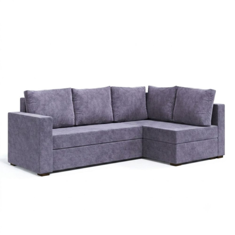Кутовий ортопедичний диван Мекко Lincoln 2400*1500 Gold IV категорія Bestseller Dusty Violet (MEK-161288)