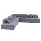 Кутовий диван Мекко Paradise 3500*3500 Perfect II категорія Allure Premium Cool Grey (MEK-161508)