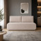 Ортопедичний диван Мекко Polo 2080*860 Pocket Spring Cocos II категорія Allure Premium Off White (MEK-161077)